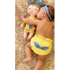 Calcinha Bebê Infantil Para Menina Metoo Doll Amarelo